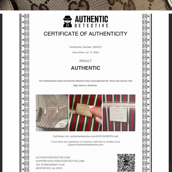 Vintage white Guccisima tote - Picture 9 of 13